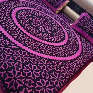 Traditional Block Printed 3 Piece Bedsheet Set