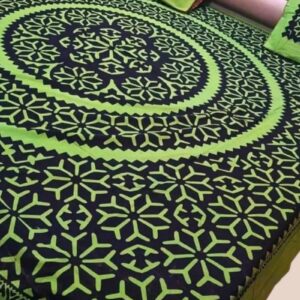 Traditional Block Printed 3 Piece Bedsheet Set